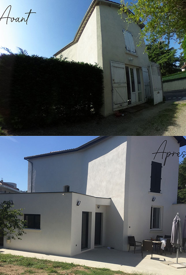 Extension maison individuelle - Saint-Genis-Laval